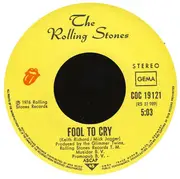 7'' - The Rolling Stones - Fool To Cry / Crazy Mama