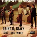 7'' - The Rolling Stones - Paint It, Black / Long Long While - picture sleeve