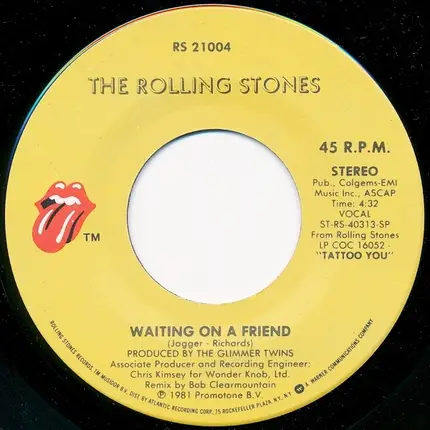 The Rolling Stones - Waiting On A Friend