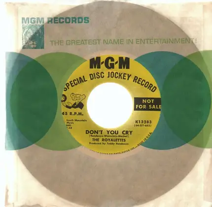The Royalettes - Don't You Cry