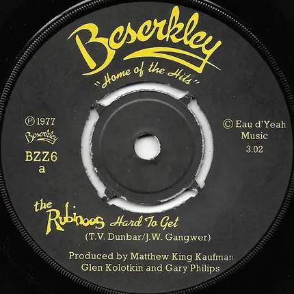 The Rubinoos - Hard To Get