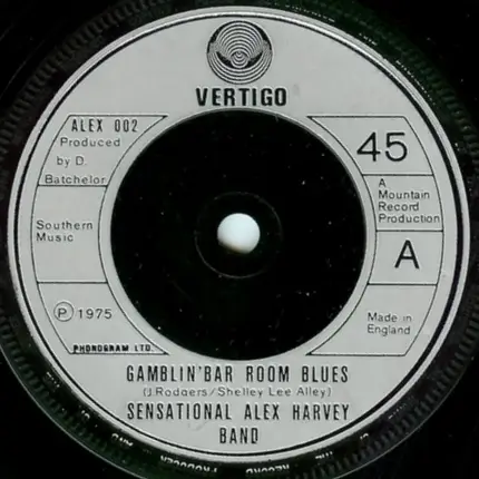 The Sensational Alex Harvey Band - Gamblin' Bar Room Blues