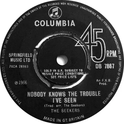 The Seekers - Some Day, One Day