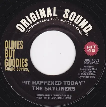 The Skyliners - Pennies From Heaven