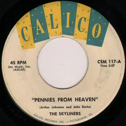The Skyliners - Pennies From Heaven