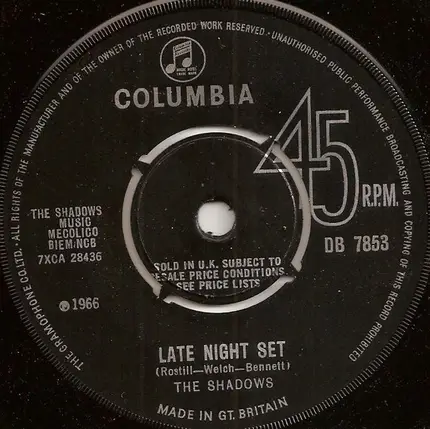 The Shadows - I Met A Girl