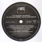 LP - The Singers Unlimited - With Rob McConnell And The Boss Brass