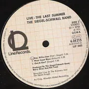 LP - The Siegel-Schwall Band - Live - The Last Summer