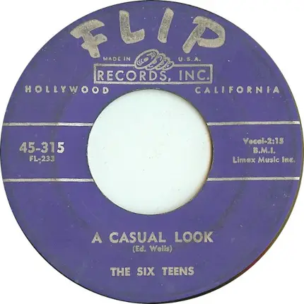 The Six Teens - A Casual Look / Teen Age Promise