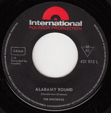 The Spotnicks - Alabamy Bound