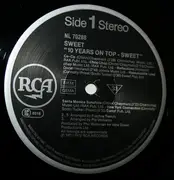 LP - The Sweet - 10 Years On Top