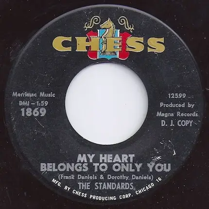 The Standards - My Heart Belongs To You Only / Hello Love