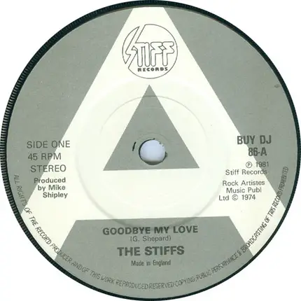 The Stiffs - Goodbye My Love