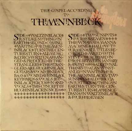 The Stranglers - (The Gospel According To) The Meninblack