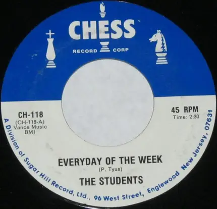 The Students - Everyday Of The Week