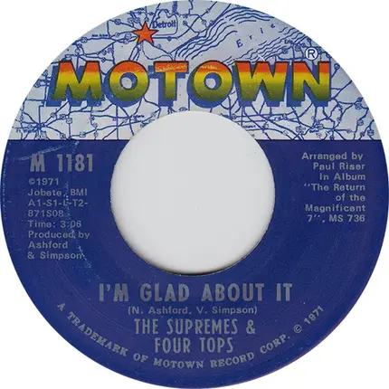 The Supremes & Four Tops - I'm Glad About It