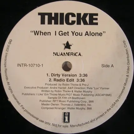 Thicke - When I Get You Alone