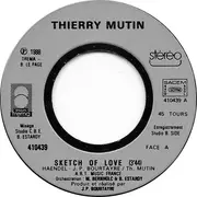 7inch Vinyl Single - Thierry Mutin - Sketch Of Love - Adaptation De La Sarabande De Haendel
