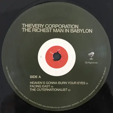 Thievery Corporation - The Richest Man in Babylon