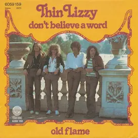 Thin Lizzy - Don't Believe A Word / Old Flame