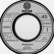 7inch Vinyl Single - Thin Lizzy - Philomena