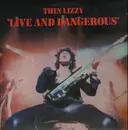 Double LP - Thin Lizzy - Live And Dangerous