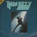 Double LP - Thin Lizzy - Life - Live - RED / BLACK LABELS