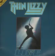 Double LP - Thin Lizzy - Life - Live - RED / BLACK LABELS