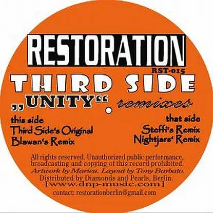 Third Side - Untiy Rmxs/ Blawan, Steffi