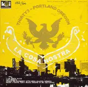 7inch Vinyl Single - Thirty3 / Los Dryheavers - La Cosa Nostra / The Death Of Rock N Roll - Clear Yellow / Opaque Yellow Split Vinyl
