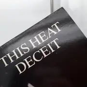LP - This Heat - Deceit - 1st press UK, white hand-written lyrics on BC