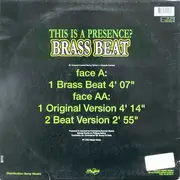 12inch Vinyl Single - This Is A Presence? - Brass Beat