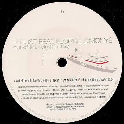 Thrust Feat. Florine Dimonyé - Out Of The Rain (Do This)