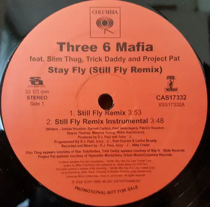 Three 6 Mafia - Stay Fly