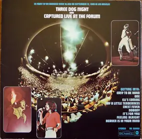 Three Dog Night - Captured Live at the Forum