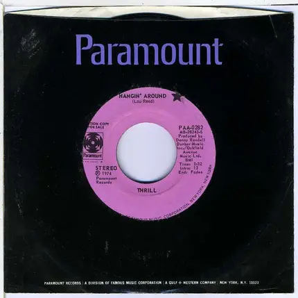 Thrill - Hangin' Around / Chase