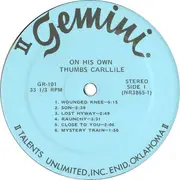 LP - Thumbs Carllile - On His Own