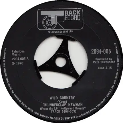 Thunderclap Newman - Wild Country