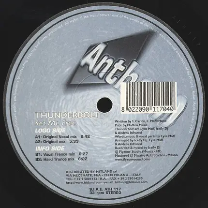 Thunderbolt - SET ME FREE