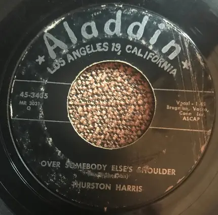 Thurston Harris - Tears From My Heart / Over Somebody Else's Shoulder