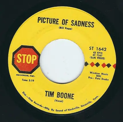 Tim Boone - Do You Dare / Picture of Sadness