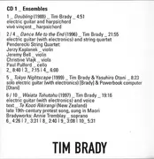 Double CD - Tim Brady - 10 Collaborations