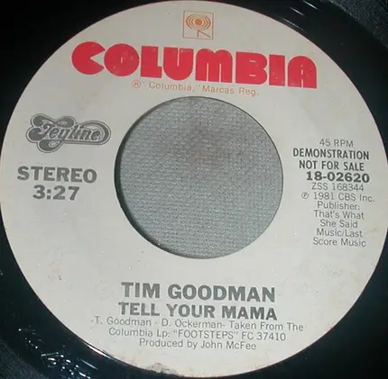 Tim Goodman - Tell Your Mama