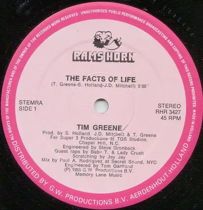 Tim Greene - The Facts Of Life