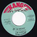 7inch Vinyl Single - Tim Daniels - I'm Walkin / Headin Back To New Orleans