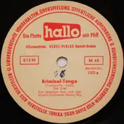 Tim Olaf - Kriminal-Tango / Billy Hill