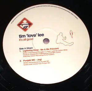 Tim 'Love' Lee - It's All Good