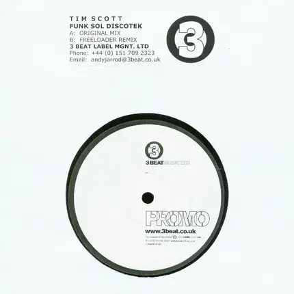 Tim Scott - Funk Sol Discotek