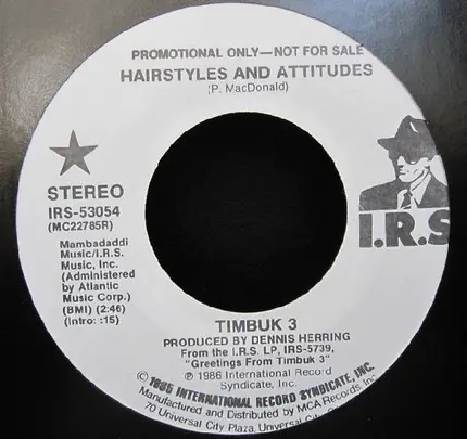 Timbuk 3 - Hairstyles And Attitudes
