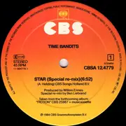 12inch Vinyl Single - Time Bandits - Star (Special Re-Mix)